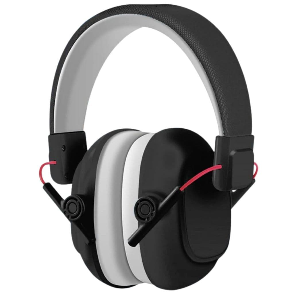 Abafador Ruído Infantil e Adolescente Preto Moderno Ajustável Protetor Auditivo Ouvido Fone Autismo Conforto Portátil