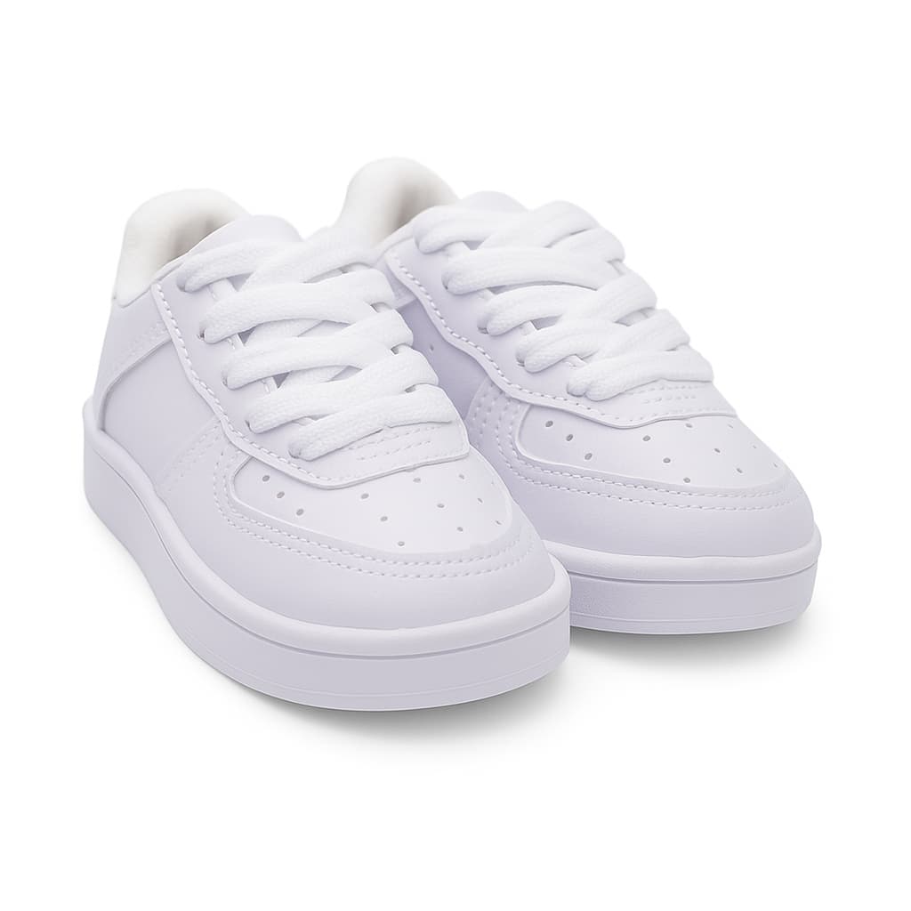 Tênis Branco Conforto Incomparável, Ideal para Correr e Brincar