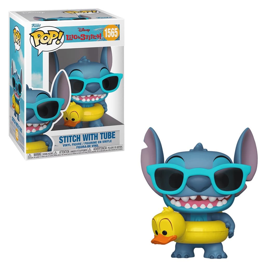 FUNKO POP DISNEY LILO STITCH STITCH W/TUBE 1565 NOVO ORIGINAL