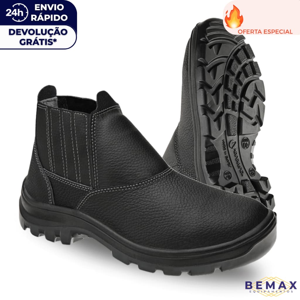Bota De Segurança Bico De Pvc Vulcaflex 10VB48 BP Marluvas | CA 43377