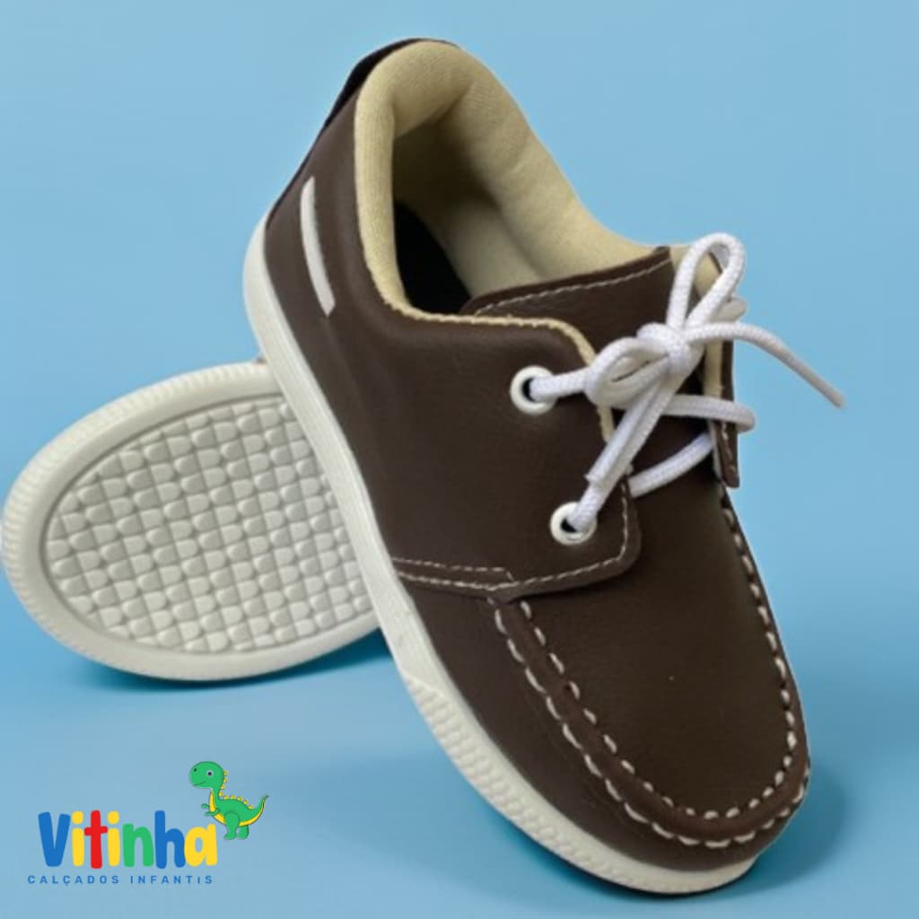 Tenis Mocassim Dock Sider Menino Tenis Calce Facil Masculino Bebe 901
