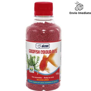 Ração Para Peixes Alcon Goldfish Colour Bits 110g Kinguios Carpas
