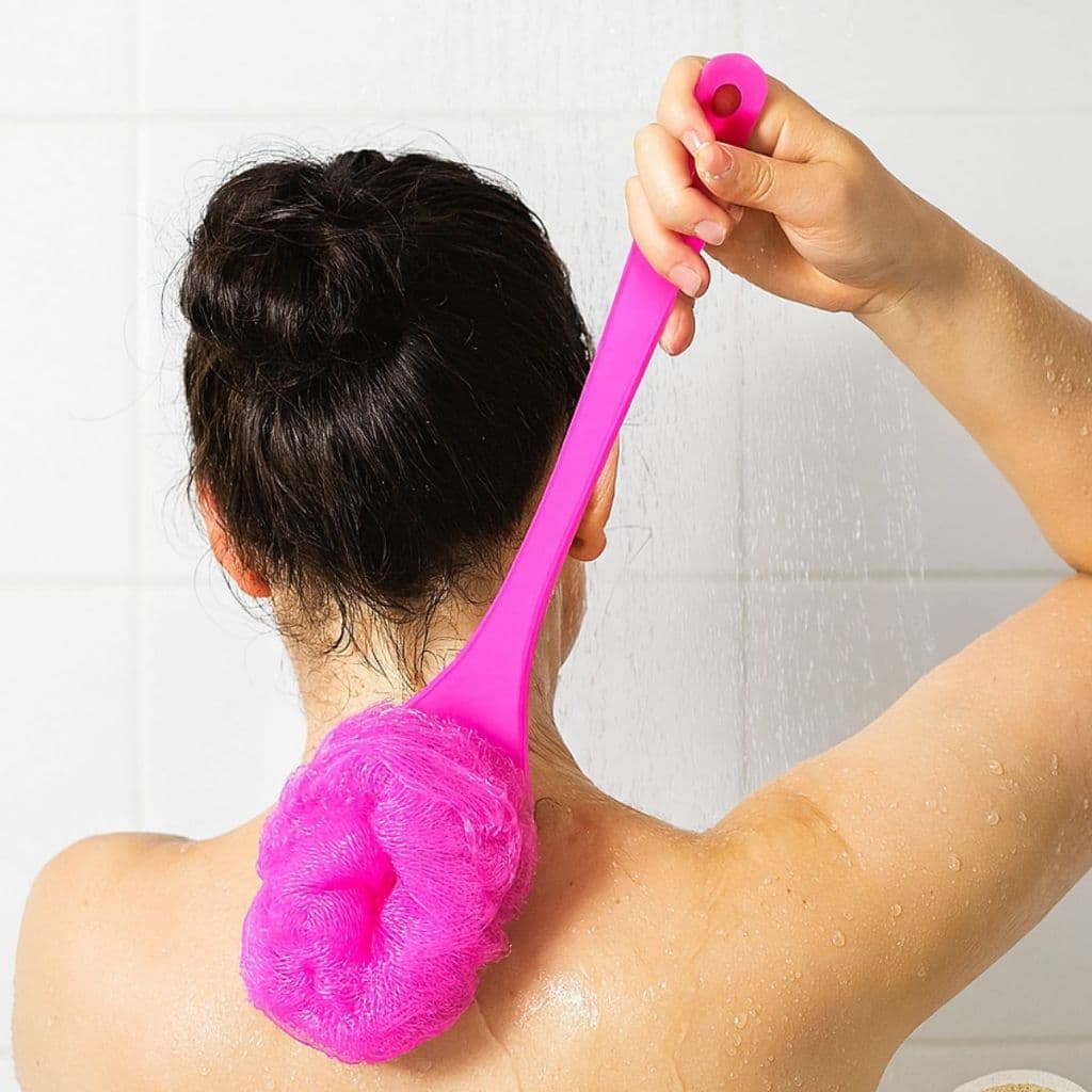 Escovão de Banho - Bucha para as Costas - Limpeza e Esfoliação com Facilidade!