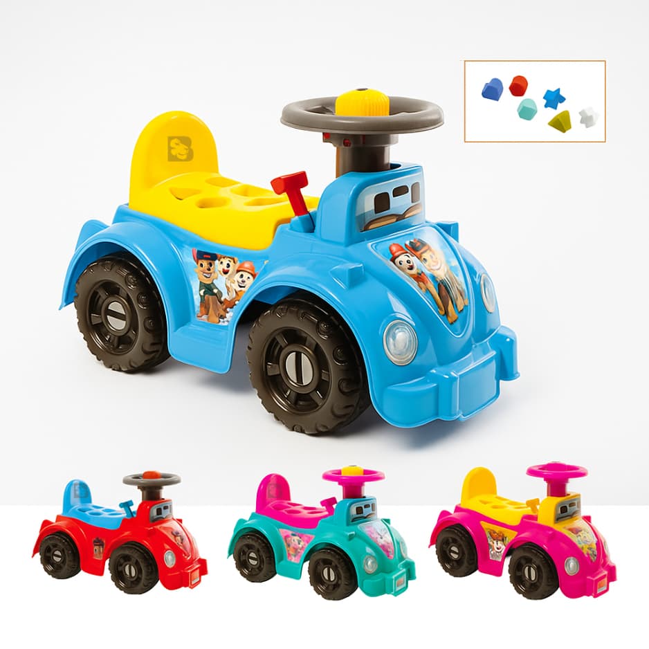 Quadriciclo Infantil Carrinho Andador Ketokinha Buzina Chave Giratoria Banco Porta Objeto Interativo