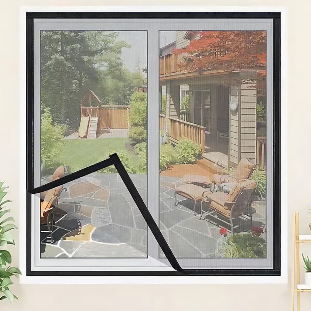 Tela Mosquiteira Resistente para Janelas Fibra de Vidro com Fecho de Contato Contra Insetos Velcro