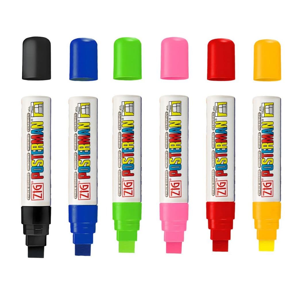 Marcador Kuretake Zig Posterman Big Broad