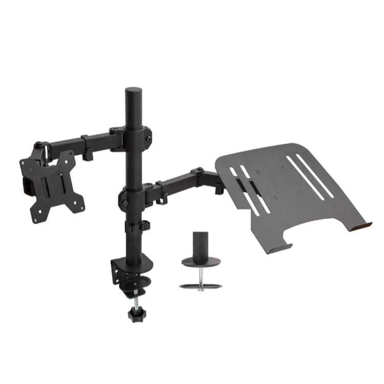 Suporte Duplo Articulado De Mesa Monitor E Notebook