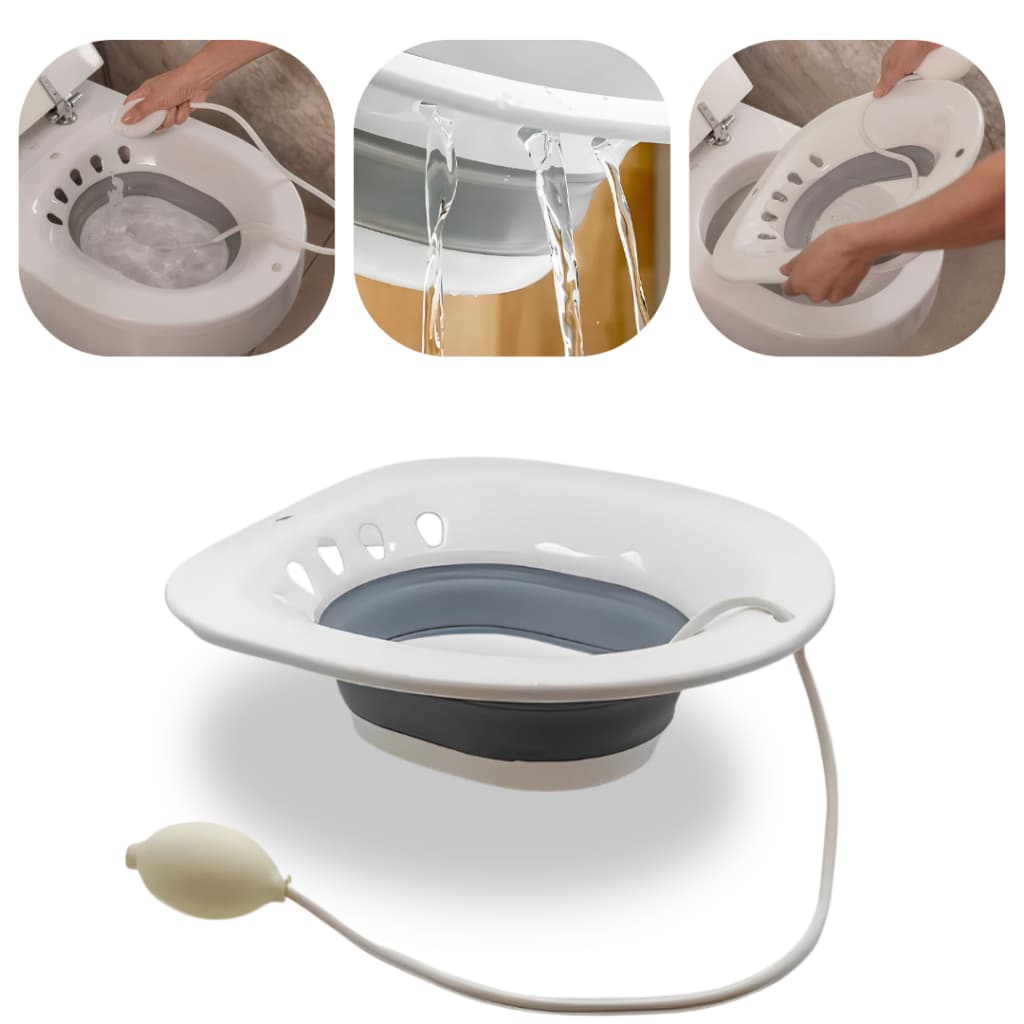 Bacia Para Banho De Assento Retrátil Higienização Intima TovCare