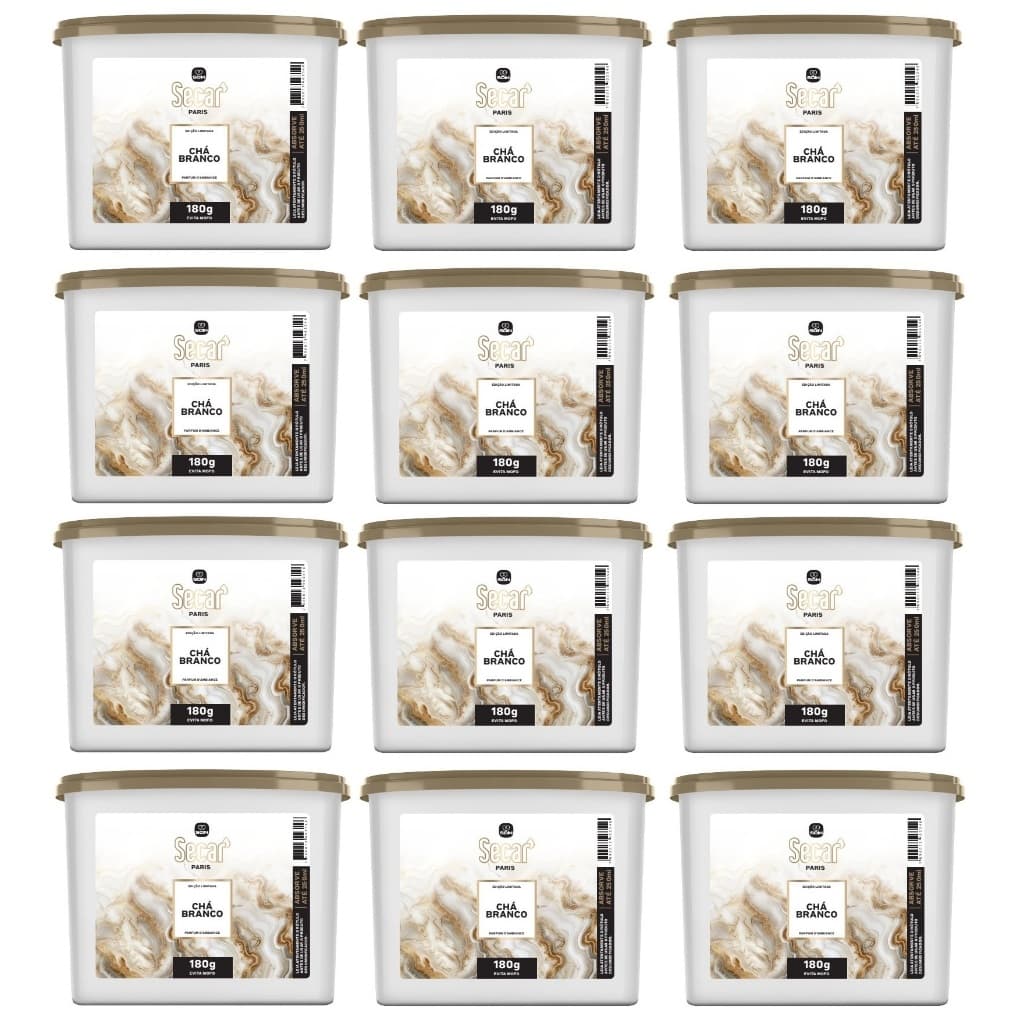 12un Novo Anti Mofo Secar Chá Branco 180g - Evita Mofo Armário Gaveta Aromatico Casa Lar