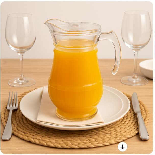 Jarra de Vidro Resistente Com Relevo Com Tampa Água Suco Vários Modelos