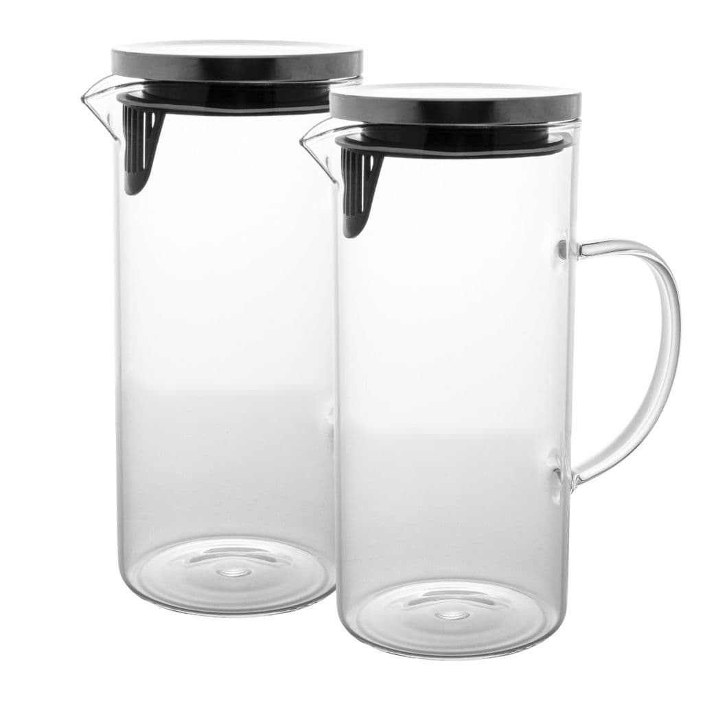 Jarra classic de Vidro Borossilicato com Tampa 1,4L | Unitário ou 2 Unidades | Wolff