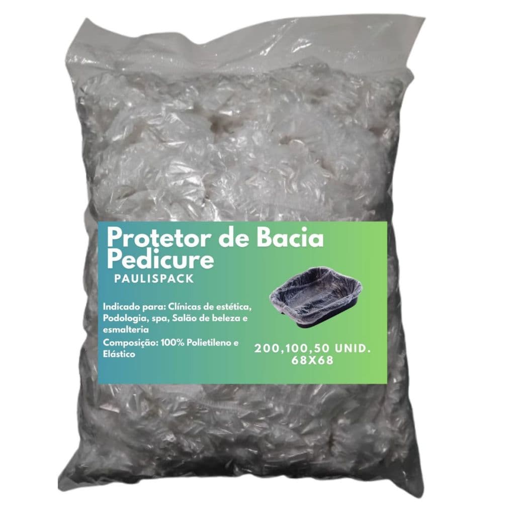 Protetor de bacia - Pedicure - 200, 100, 50 unidades