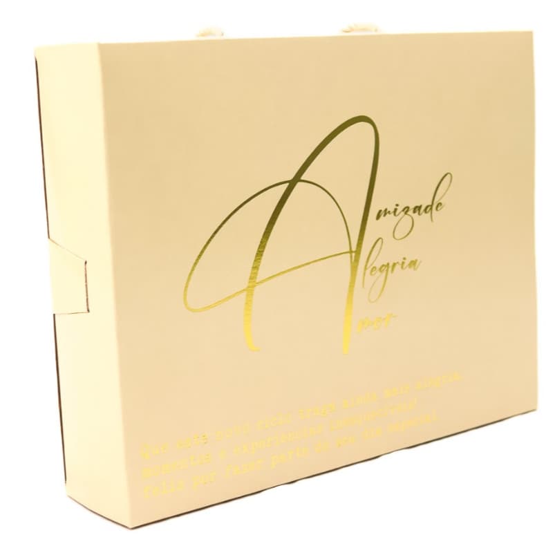 Caixa De Presente Papel com ALÇA - 30x24x7cm 1 Unidades