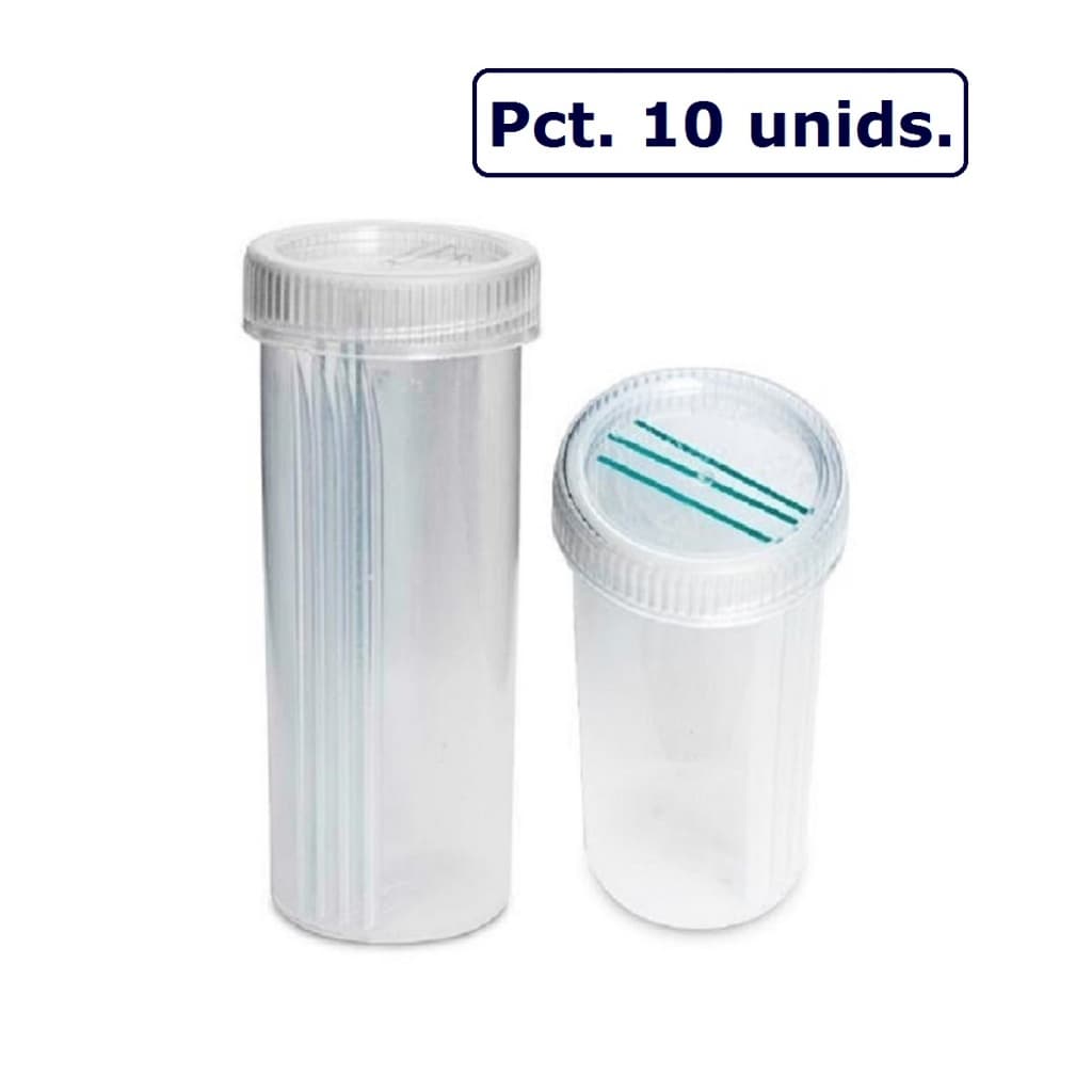 Porta Lâminas 3 Lugares Microscopia Pacote 10 Unidades