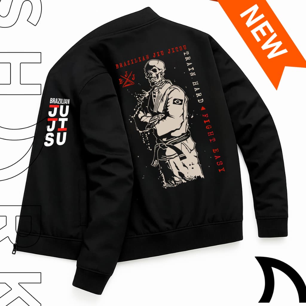 Casaco Jaqueta Esportiva Masculina Bomber Tendencia Treino Academia Jiujitsu Artes Marciais Moda Homem