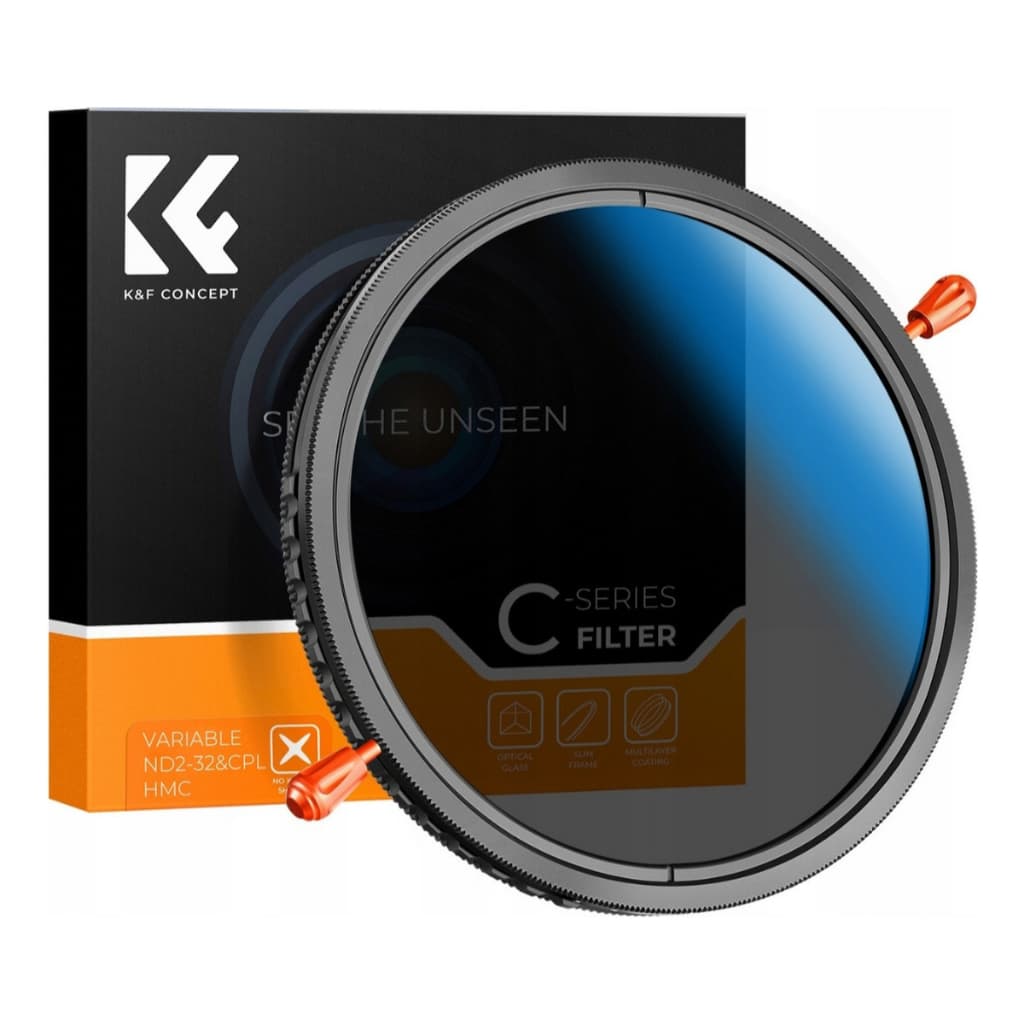 Filtro K&f Concept 2 Em 1 82mm Nd2-32 + Cpl Nd/polarizador