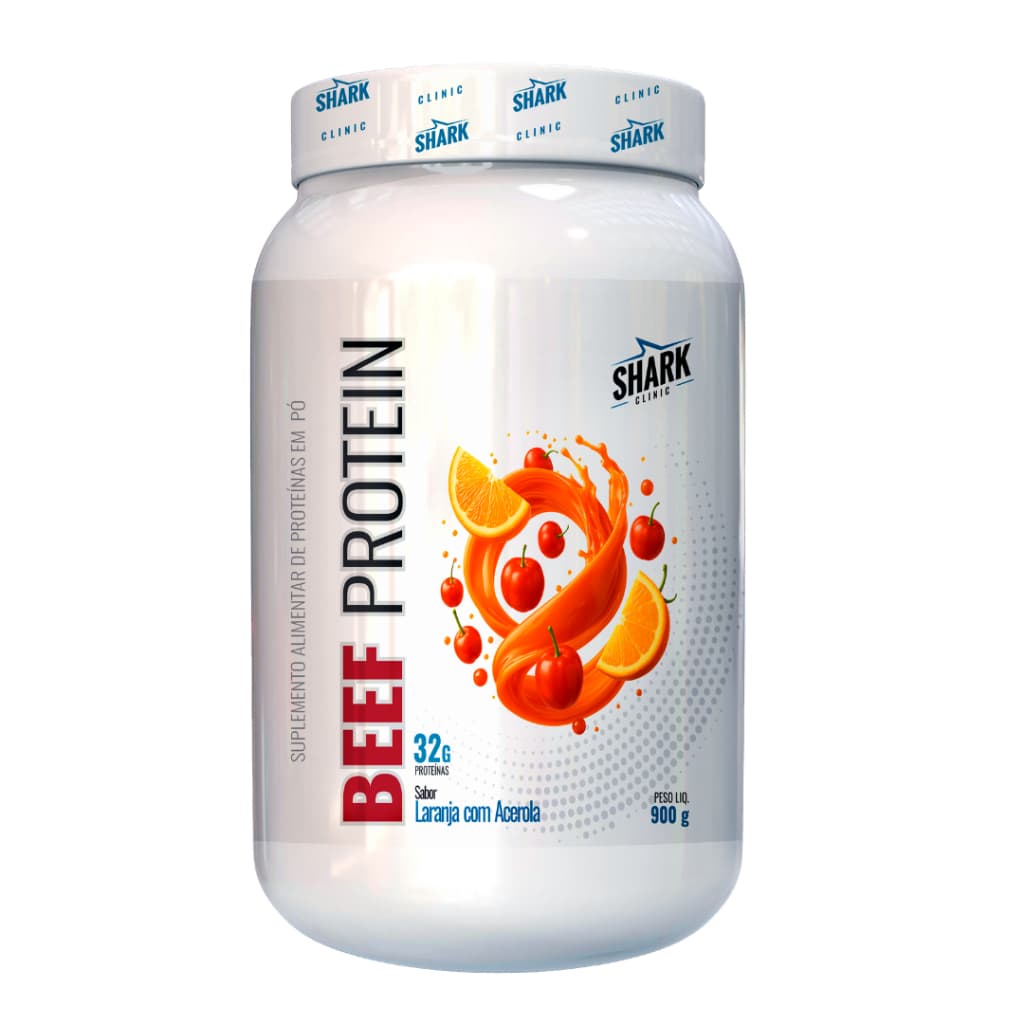 Beef Protein Proteína da Carne 900g Pote - Shark Pro