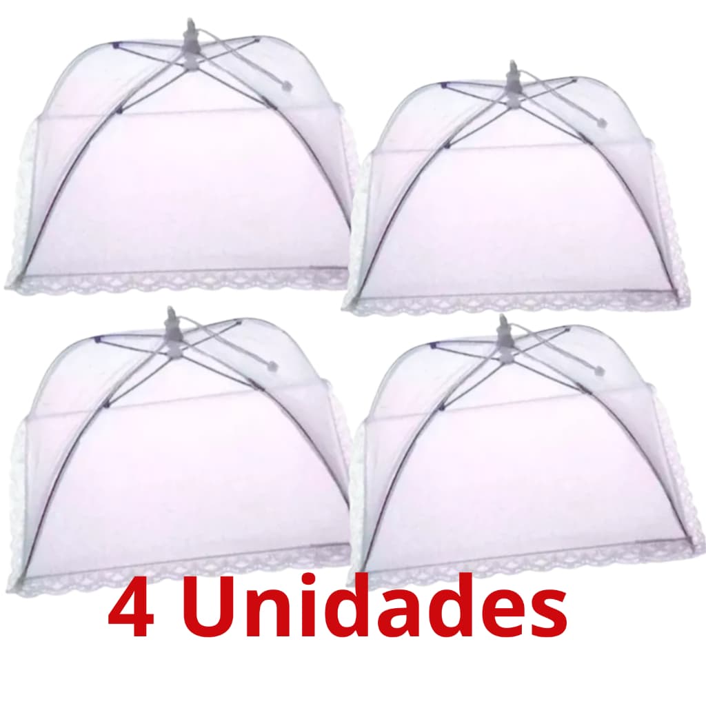 Protetores De Alimentos Tela Mosquiteiro Mesa Tule Anti-mosca