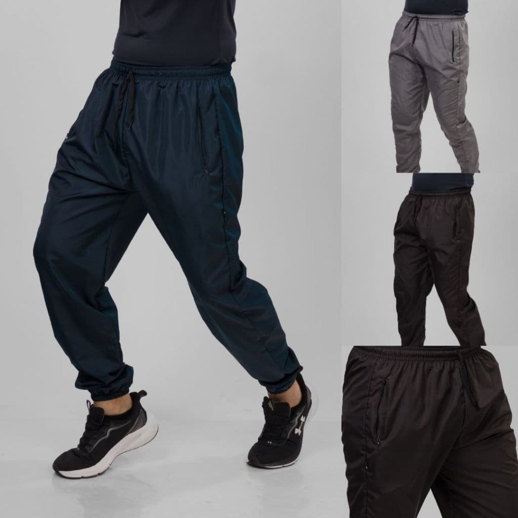 Calça Tactel Corta Vento E Zíperes Verão