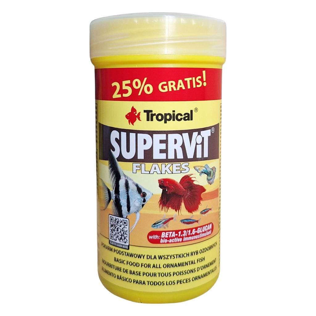 Ração Para Peixes Tropical Supervit Flakes