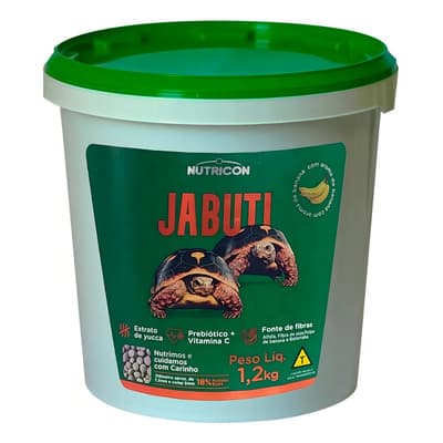 Balde Ração Para Jabuti 1,2 Kg Nutricon
