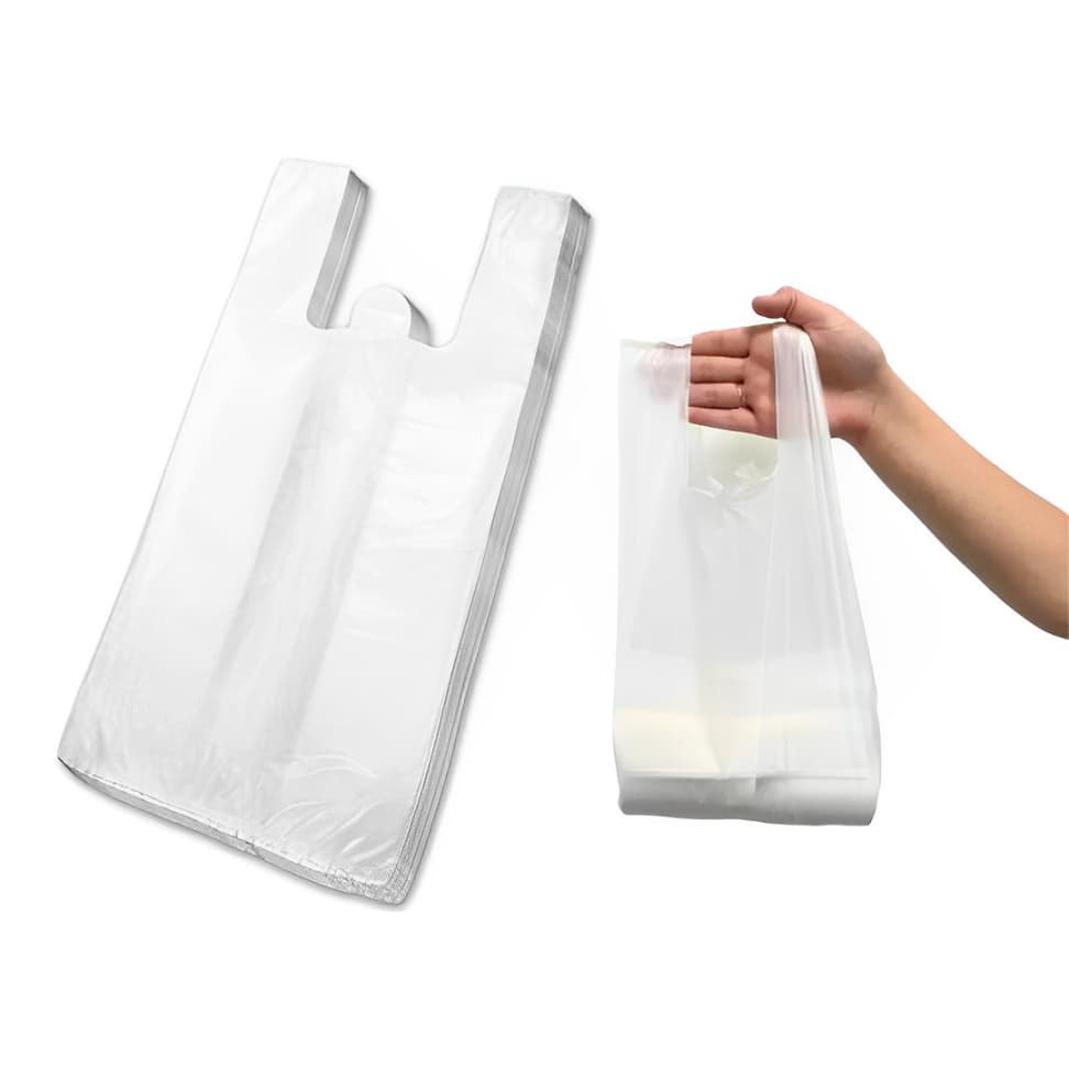 Kit 300 Sacolas Plástica 30x40 Branca Reforçada Sacola Plásticas Comércio Padaria Mercado Açougue