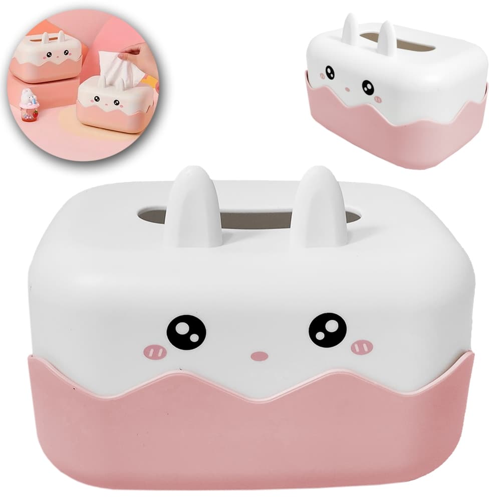 Porta Lenço de Papel Toucas Luvas Ursinho e Patinho Divertida