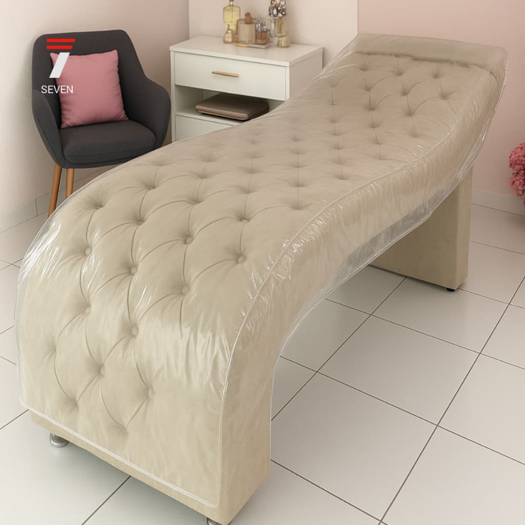 CAPA PROTETORA TRANSPARENTE COM ELÁSTICO PARA MACA LUXO