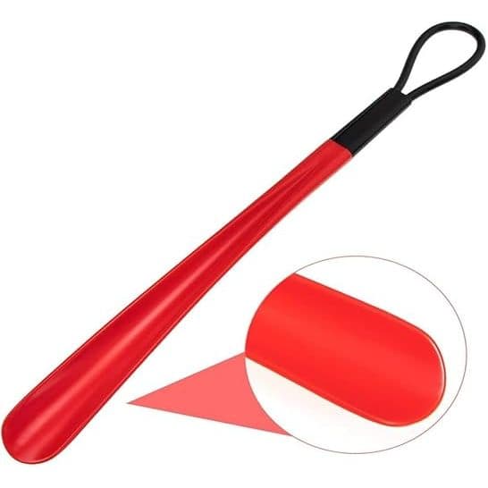 Calçadeira Sapatos longa Com Argola de Pendurar