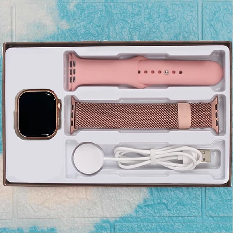 Novo smartwatch bluetooth chamada monitor de sono monitor de oxigênio de sangue calculadora de carregamento sem fio