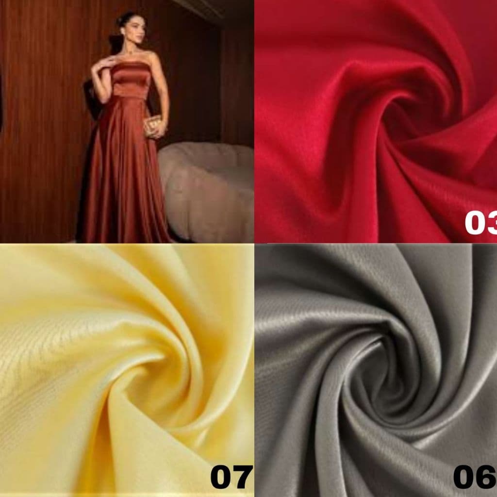 Tecido Crepe Amanda 1,50m Largura varias cores disponíveis