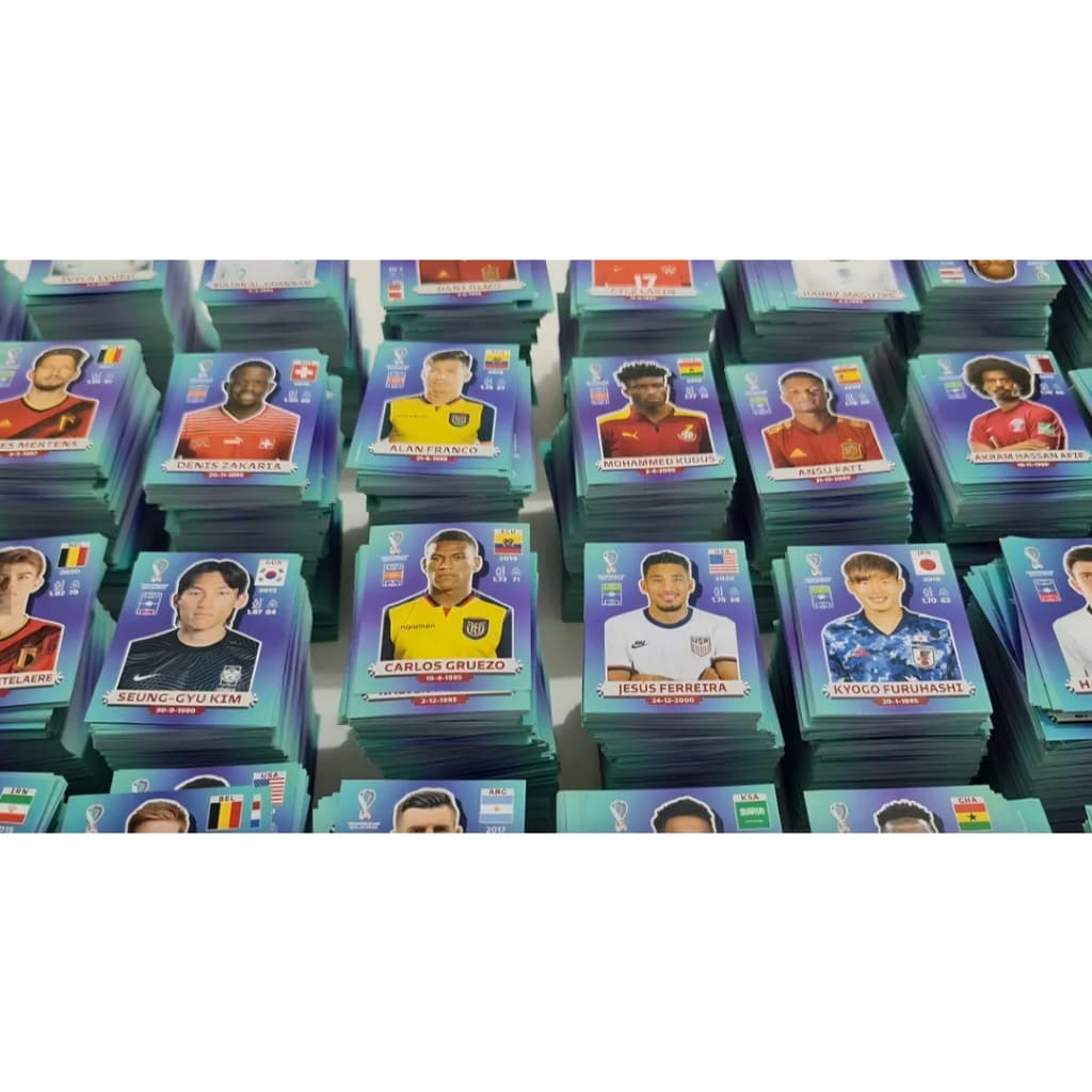 50 Figurinhas da Copa 2022 Qatar Sem repetições e Sem escolha