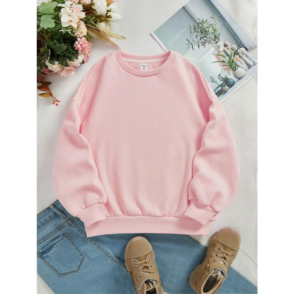 Blusa De Frio Infantil Casaco Infantil Moletom Infantil Casaco Criança Moletom Gola Careca infantil