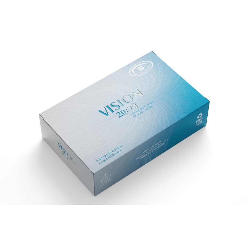 Lentes De Contato Optolentes Vision 20/20 Slim + Estojo
