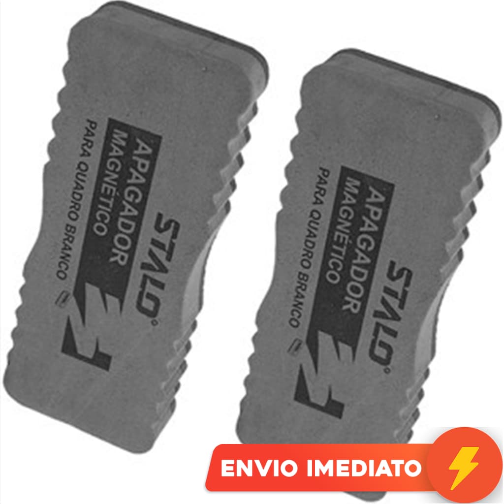 Kit 2 Apagador Magnético Para Quadro Branco E Lousa Stalo