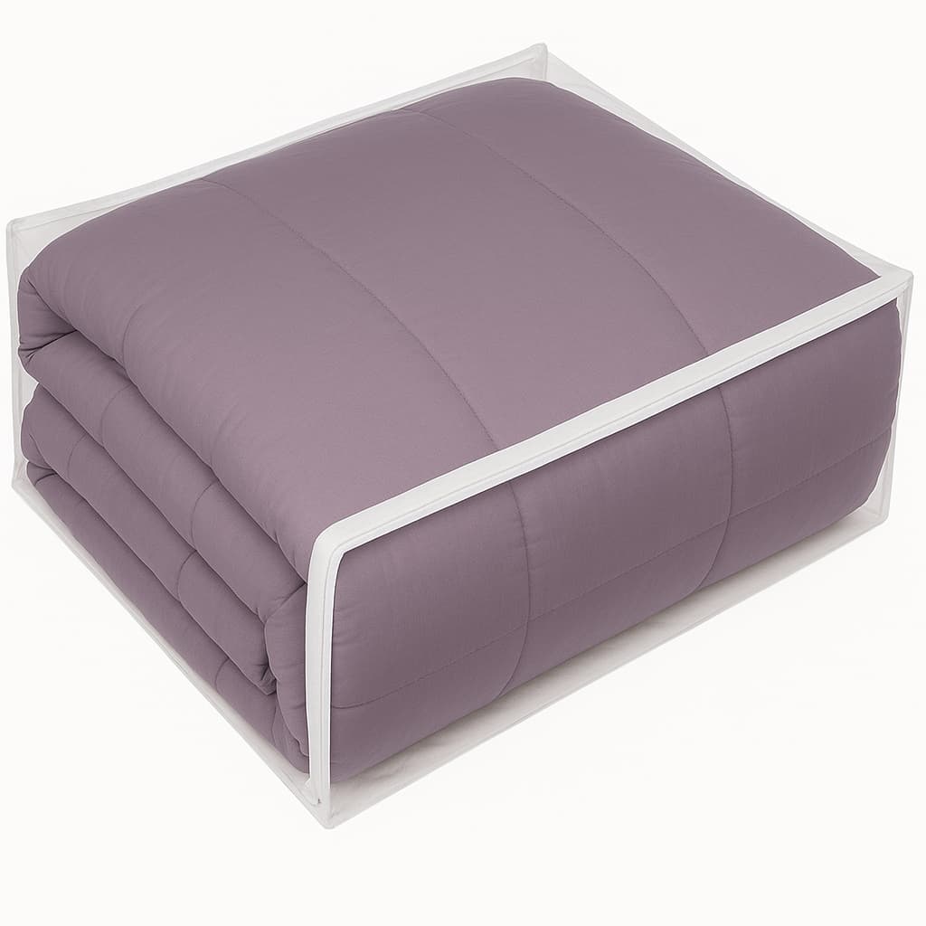 05 Saco Embalagem Organizador para cobreleito com zíper