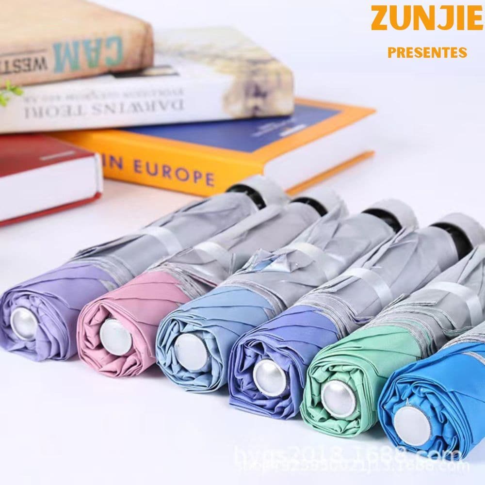 Sombrinha Guarda Chuva Cabe Na Bolsa Com Proteção Solar Uv  SZJ-015