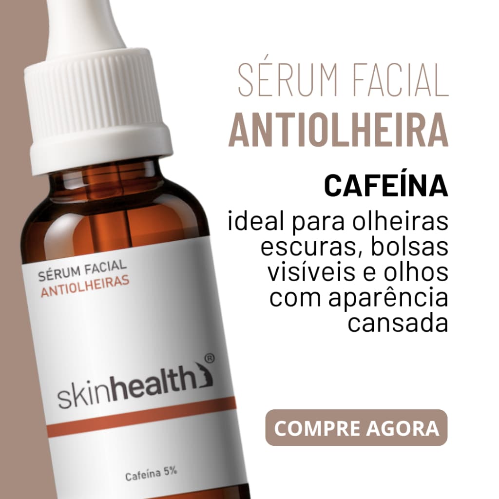Livre de Olheiras! Sérum Facial Antiolheiras Cafeína 5% Skinhealth 30ml