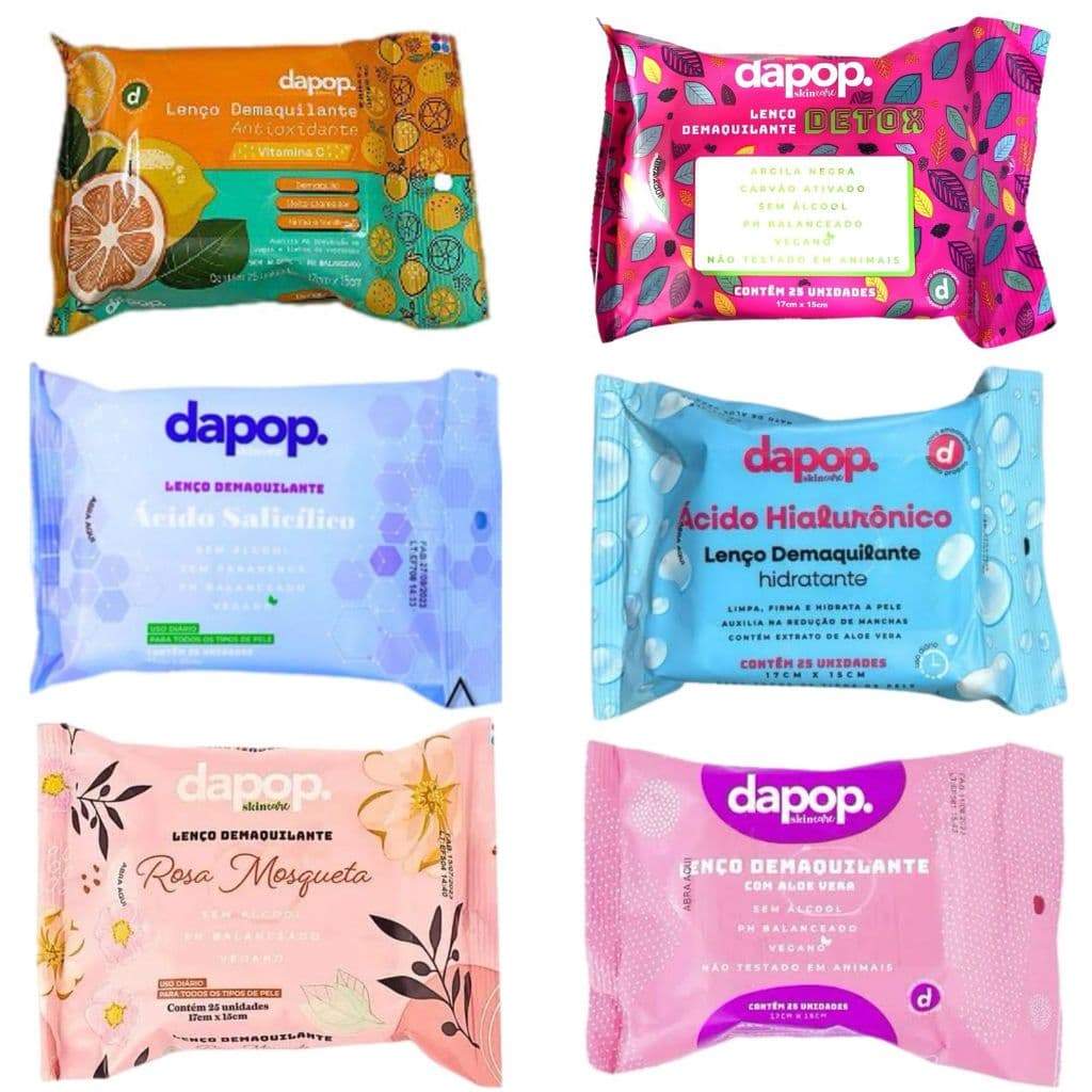 Lenço Demaquilante - Dapop