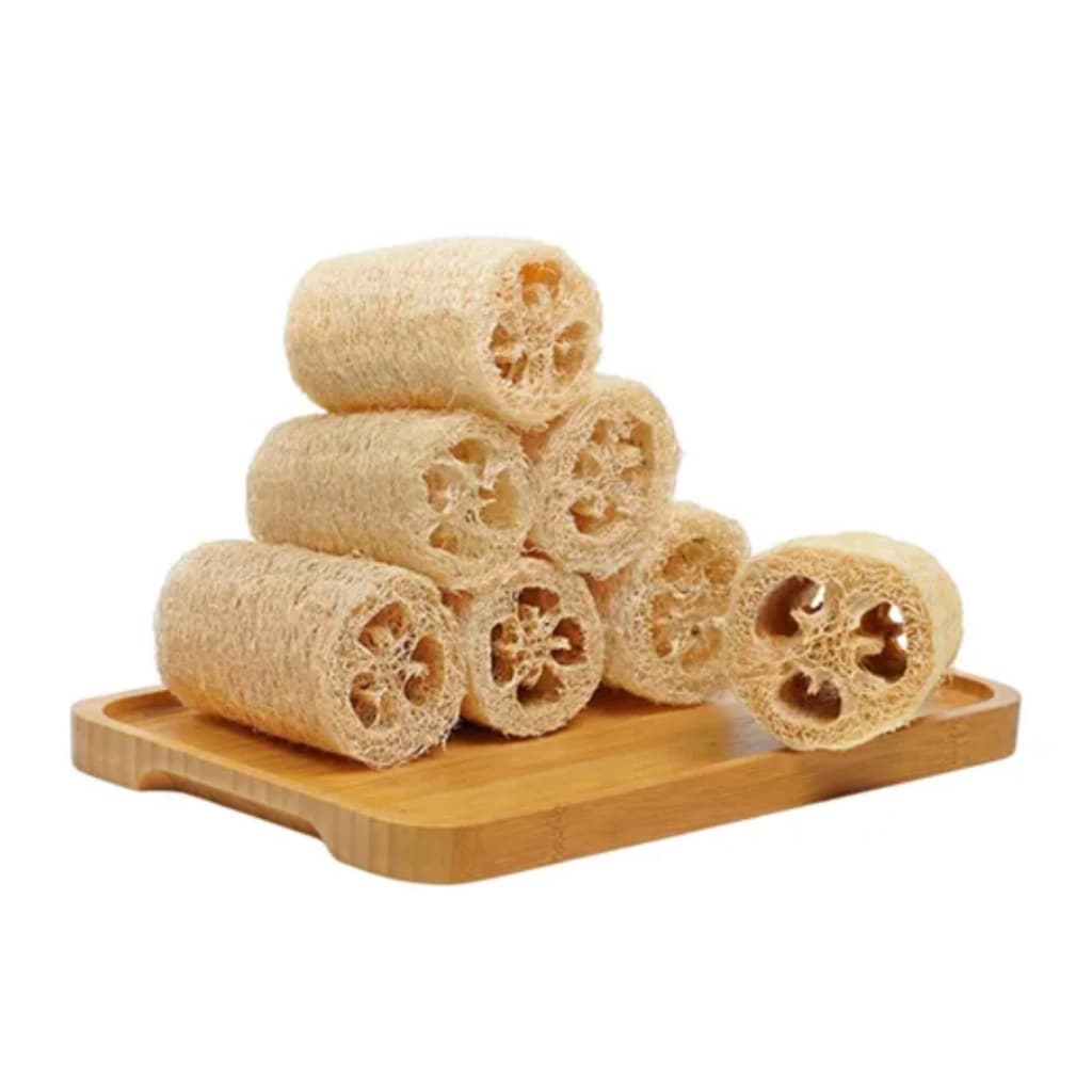 Buchas Vegetais Naturais Pedaço – Esponja Ecológica para Banho e Limpeza