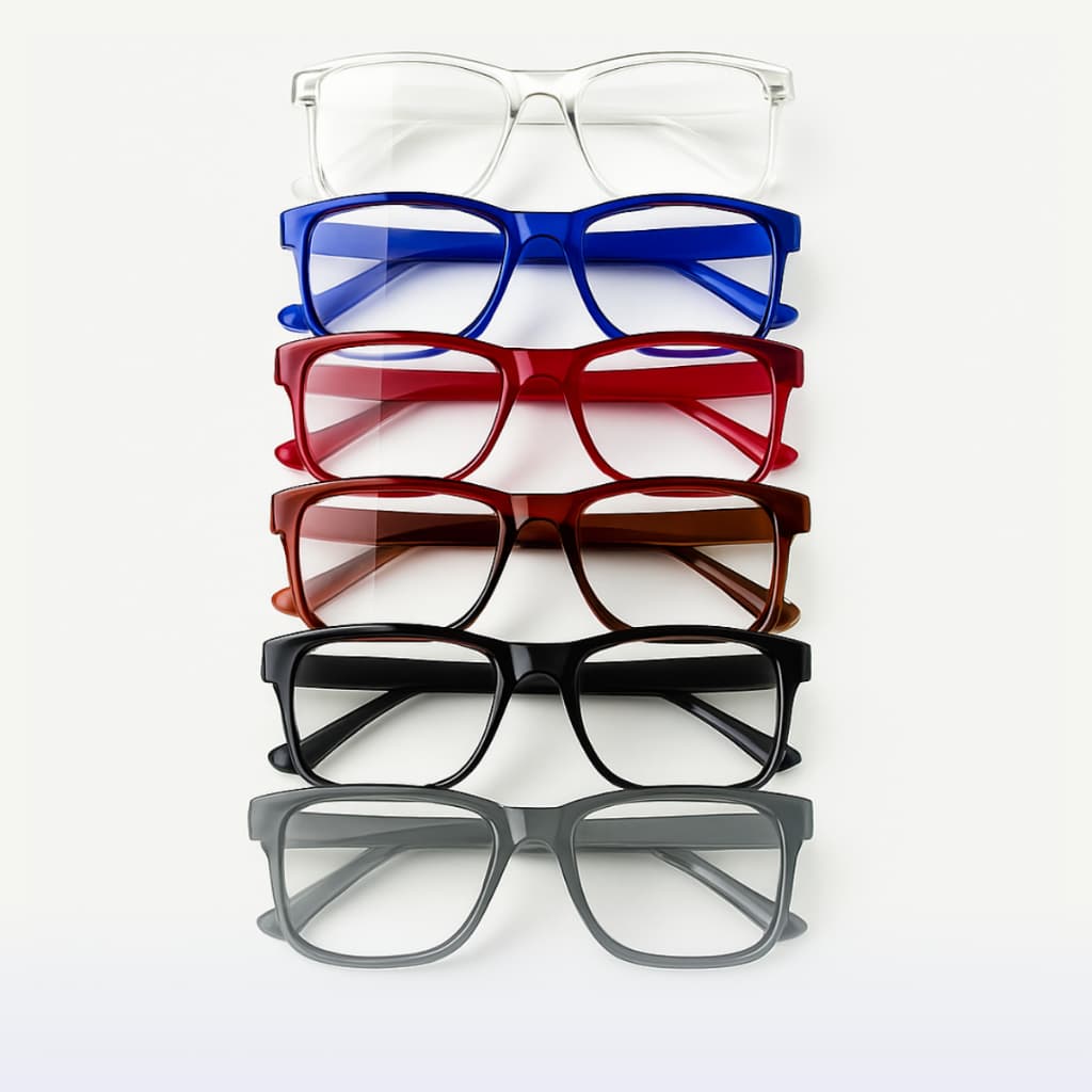 Óculos de Grau para Leitura / Trabalho / Descanso Unissex - Escolha a Cor e Grau 0.5 - 5.0