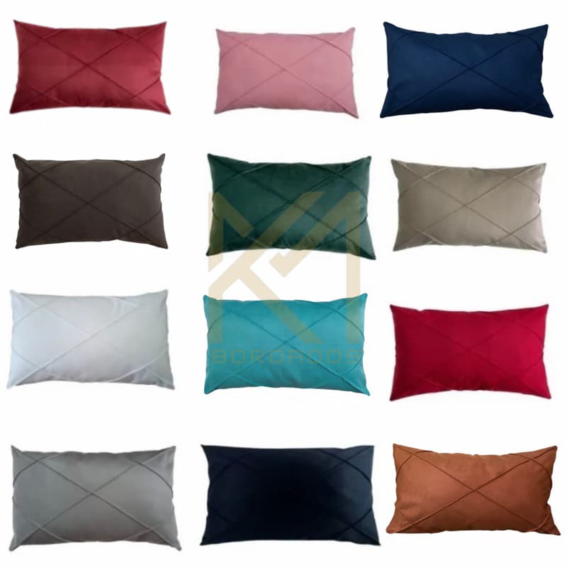 Capa Drapeada Em Suede Premium Retangular Baguete 50x30cm Envio Imediato