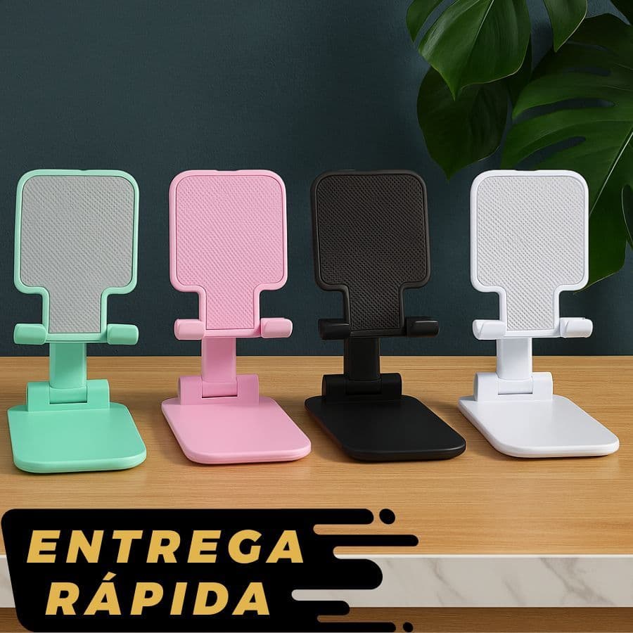Suporte Dobrável Celular e Tablet Ajustável Mesa Portátil Reforçado Promoção Frete Grátis
