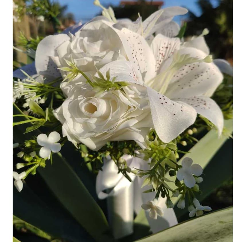 Buquê De Noiva, Buquê Artificial, Buquê De Casamento, Buquê Realista, Buquê Rosa, Noiva & Rosas