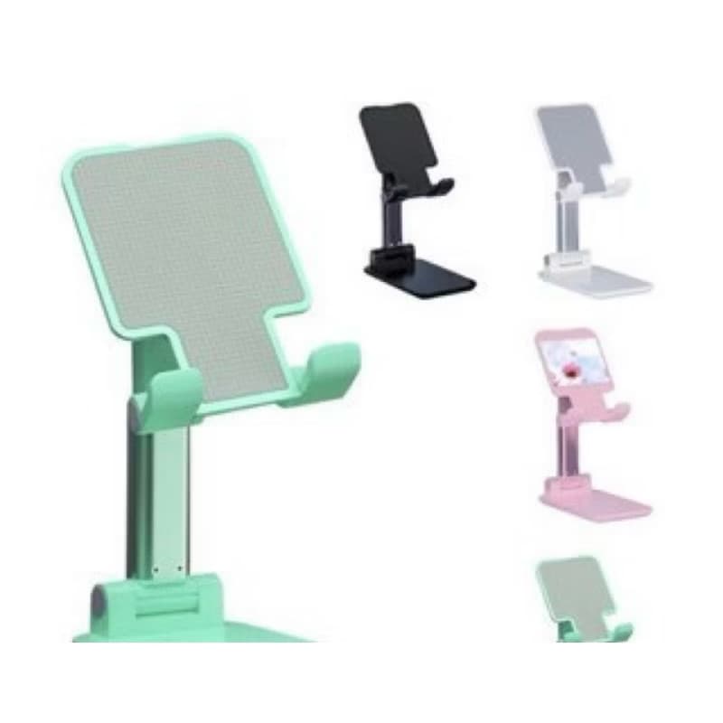 Suporte Para Celular e Tablet Dobrável Portátil Ajustável Apoio Mesa