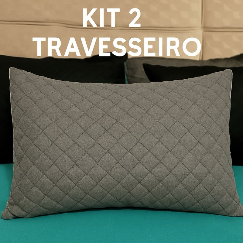 KIT 2 TRAVESSEIRO ANTIALÉRGICO COM ENVIO IMADIATO