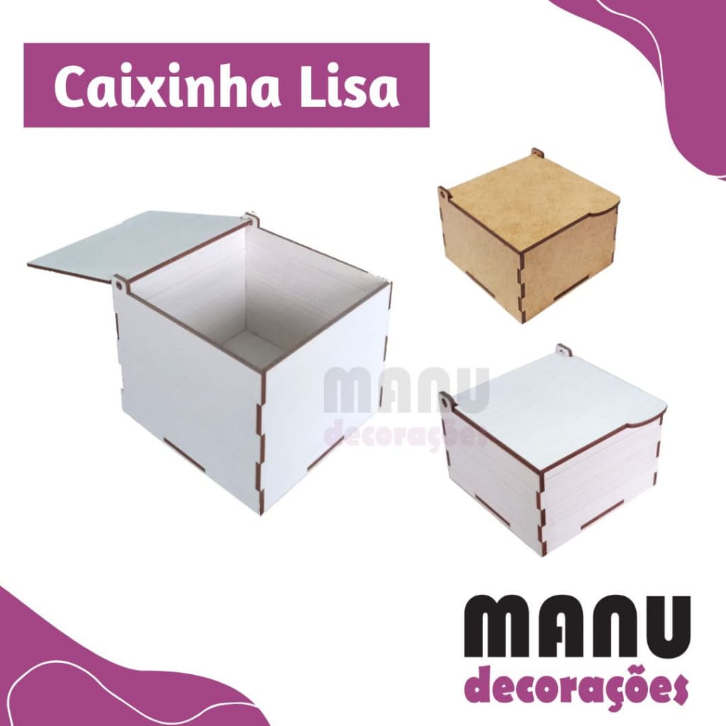 Kit 10 Unidades Caixinha para Lembrancinhas de Festa8x8x5 / Lembrancinhas Chá de bebê