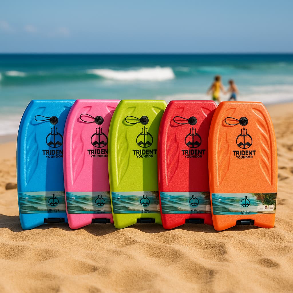 Prancha Surf BodyBoard Infantil Com Leash Praia Piscina