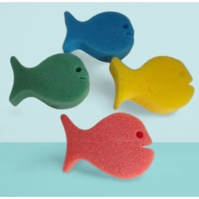 Esponja Banho Infantil Bucha Macia De Banho Coloridas