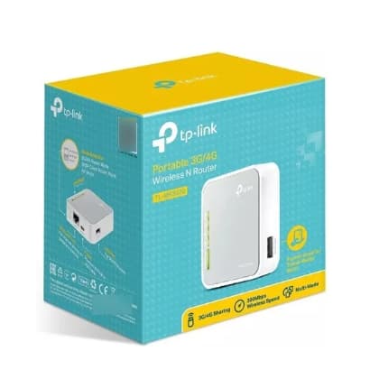 Mini Roteador Wi-fi Portátil 3g/4g Tplink Tl-mr3020 Cor Cinza
